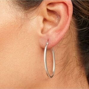 Classic Sterling Silver Hoop earrings NWOT